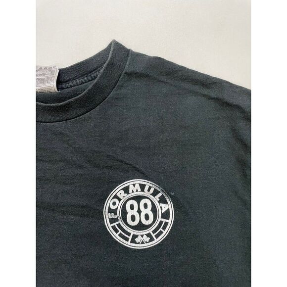 VINTAGE Formula 88 We've Come To Clean Up Town Alien T-shirt Men XL Black 90s - Picture 5 of 7